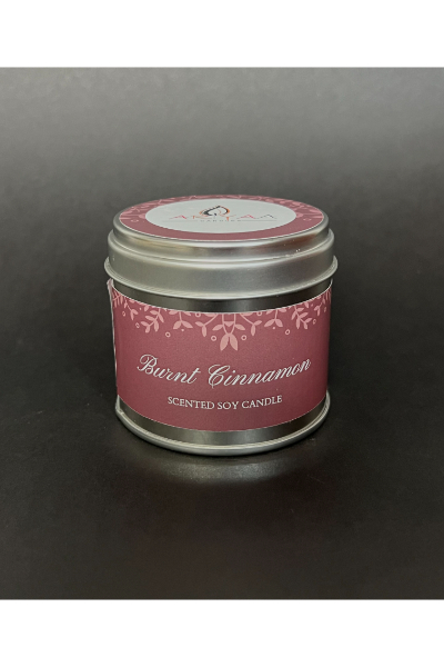 Soy Wax Tin Candle - Burnt Cinnamon